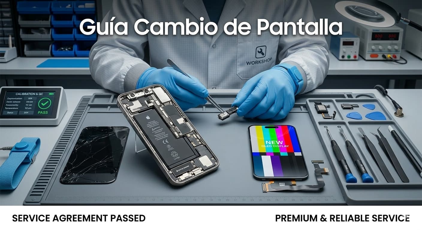Reparacion de pantalla de celular