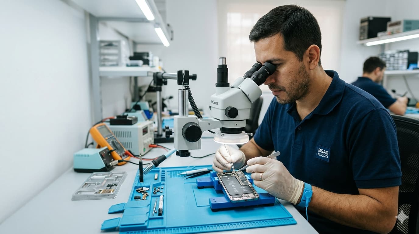 Laboratorio de microelectronica con equipamiento profesional